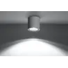 Plafonnier CULLO, béton gris, GU10 - Pas cher