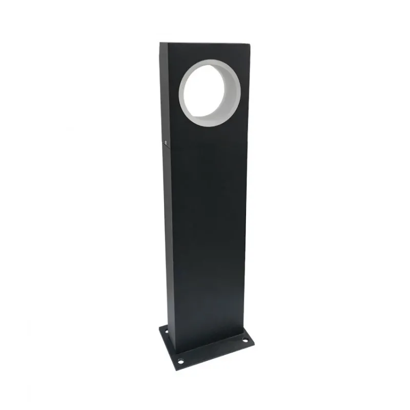 Borne potelet 60cm a fixer led 12w ip54 jardin 3000k 900 lumens