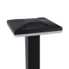 Borne potelet 60cm a fixer led 12w ip54 jardin 3000k 850 lumens
