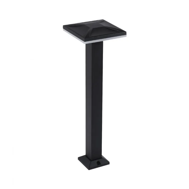 Borne potelet 60cm a fixer led 12w ip54 jardin 3000k 850 lumens