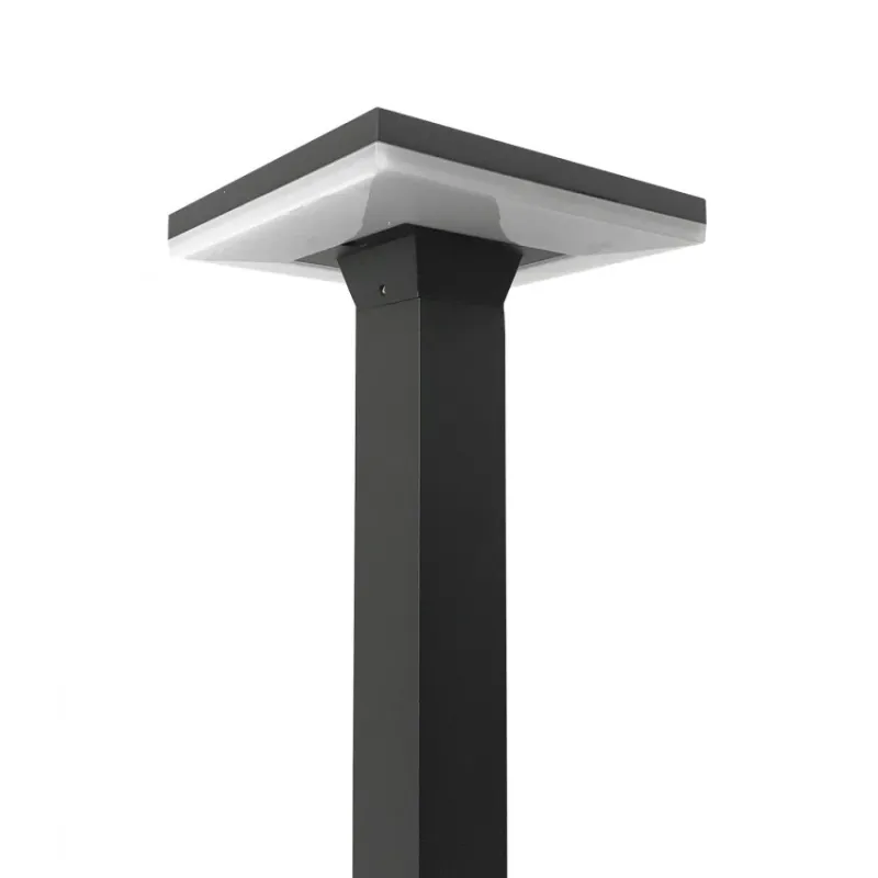Borne potelet 60cm a fixer led 12w ip54 jardin 3000k 850 lumens