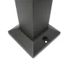 Borne potelet 60cm a fixer led 12w ip54 jardin 3000k 850 lumens