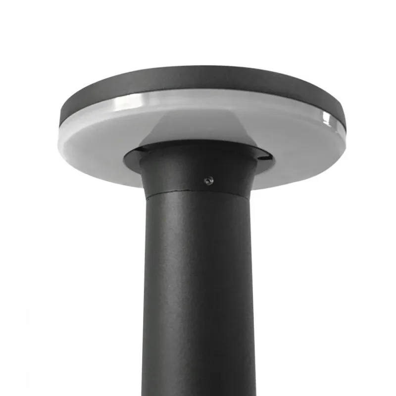 Borne potelet 60cm a fixer led 12w ip54 jardin 3000k 850 lumens