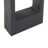 Borne potelet 60cm a fixer led 7w ip54 jardin 3000k 750 lumens