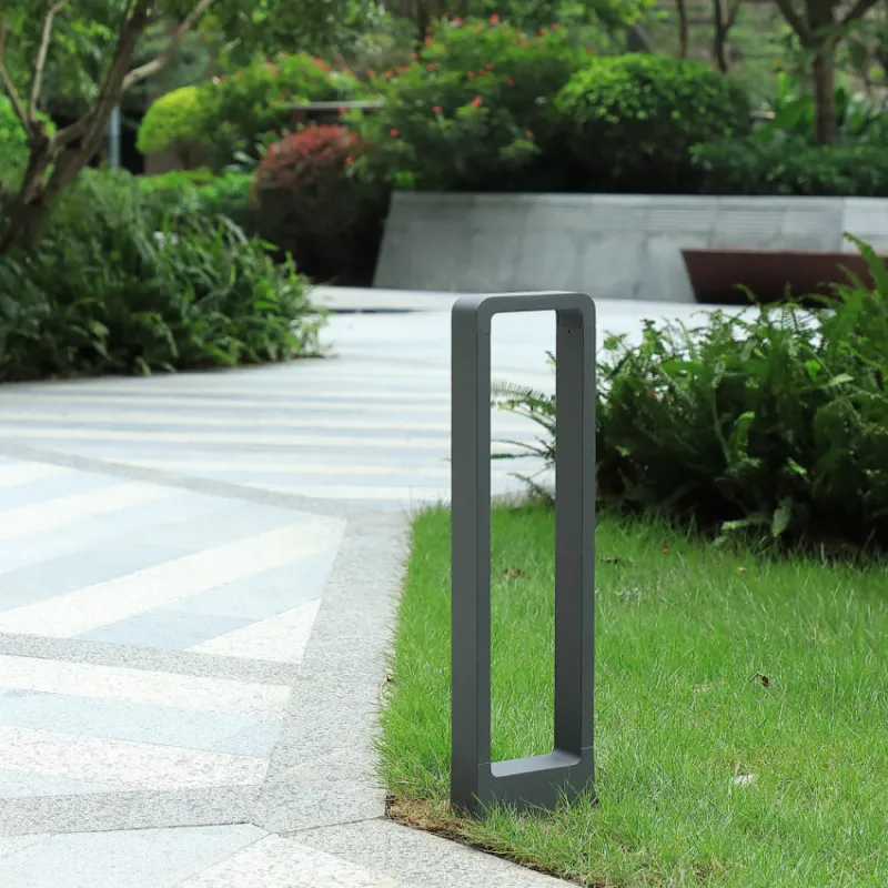 Borne potelet 60cm a fixer led 7w ip54 jardin 3000k 750 lumens