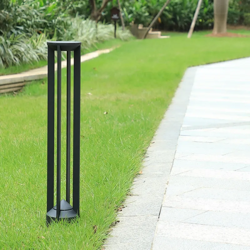 Borne potelet 60cm a fixer led 7w ip54 jardin 3000k 750 lumens
