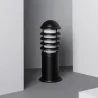 Borne potelet 40cm a fixer ip54 jardin noire culot e27