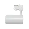 Projecteur led 30w blanc-24°-cri 80-3000lm-rail 3 allumages boutiques commerces