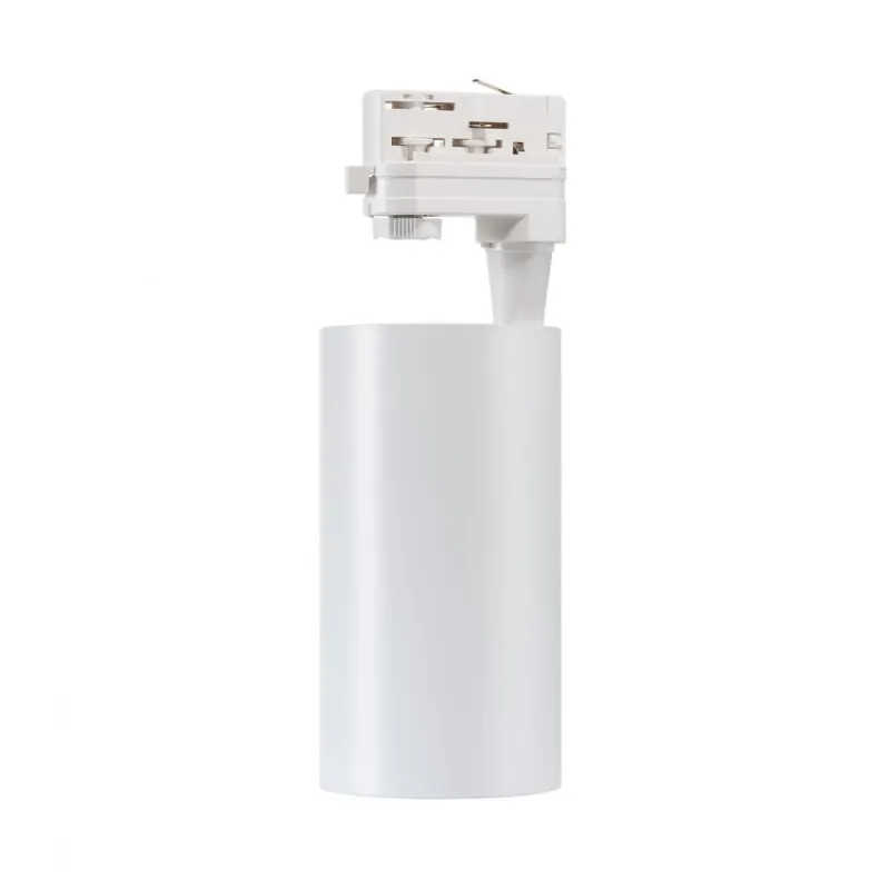 Projecteur led 30w blanc-24°-cri 80-3000lm-rail 3 allumages boutiques commerces