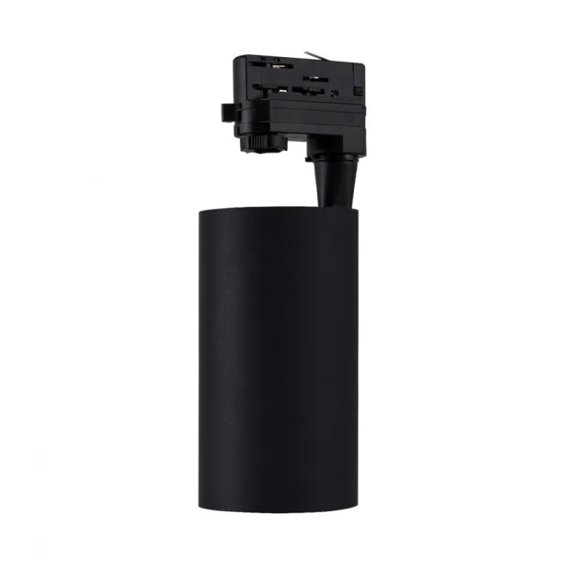 Projecteur led 30w noir-24°-cri 80-3000lm-rail 3 allumages boutiques commerces