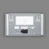 Miroir led salle de bain décoration dressing rectangle 70cm ip44