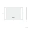 Miroir led salle de bain décoration dressing rectangle 70cm ip44