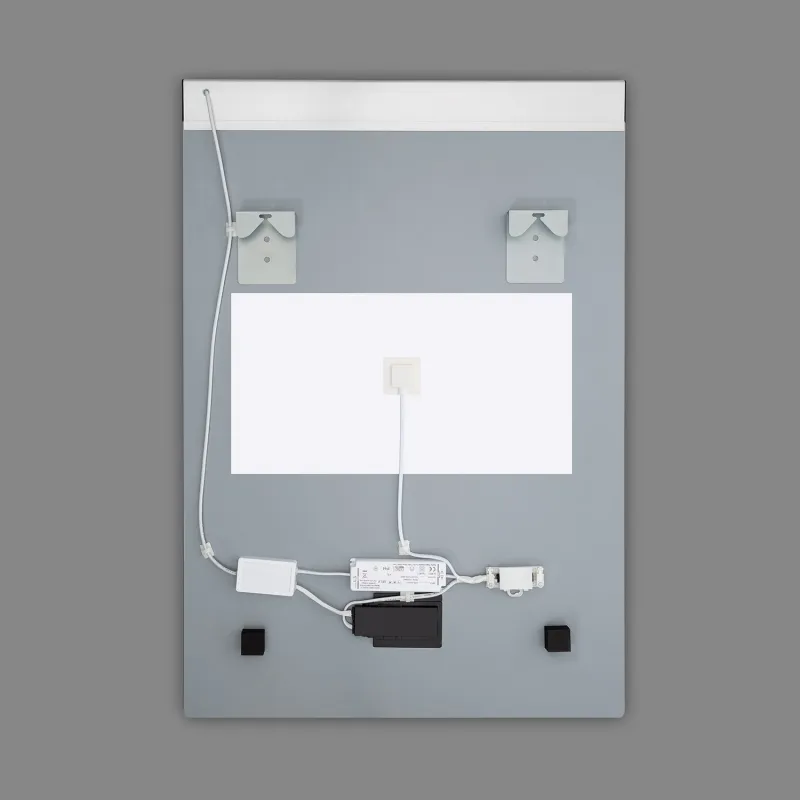 Miroir led 40w salle de bain décoration dressing rectangle 85cm ip44