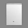 Miroir led 40w salle de bain décoration dressing rectangle 85cm ip44