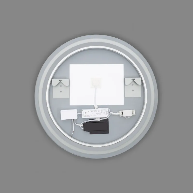 Miroir led 24w salle de bain décoration dressing rond 60cm ip44