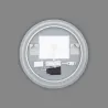 Miroir led 24w salle de bain décoration dressing rond 60cm ip44