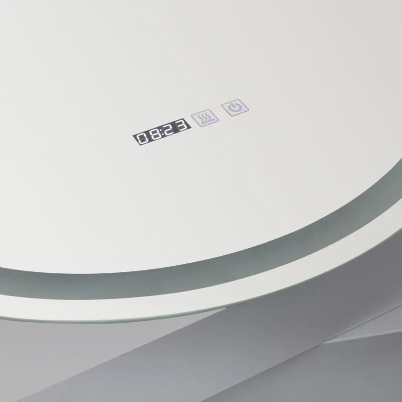 Miroir led 24w salle de bain décoration dressing rond 60cm ip44