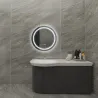 Miroir led 24w salle de bain décoration dressing rond 60cm ip44