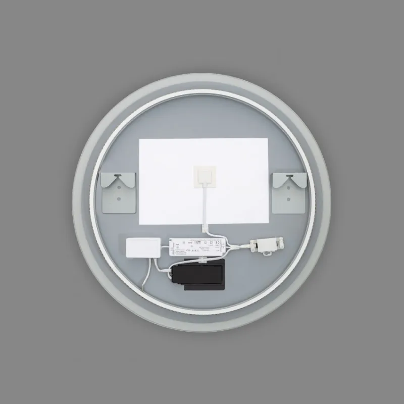 Miroir led 22w salle de bain décoration dressing rond 60cm ip44