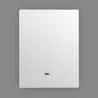 Miroir led 45w salle de bain décoration dressing rectangle 80cm ip44