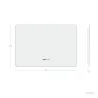 Miroir led 45w salle de bain décoration dressing rectangle 80cm ip44