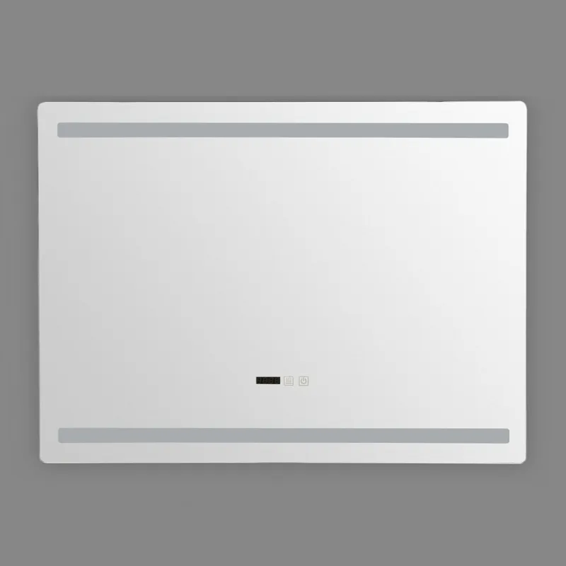 Miroir led 45w salle de bain décoration dressing rectangle 80cm ip44
