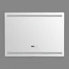 Miroir led 45w salle de bain décoration dressing rectangle 80cm ip44