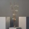 Branche décoration led a piles fêtes 1.2m blanc chaud 3000k