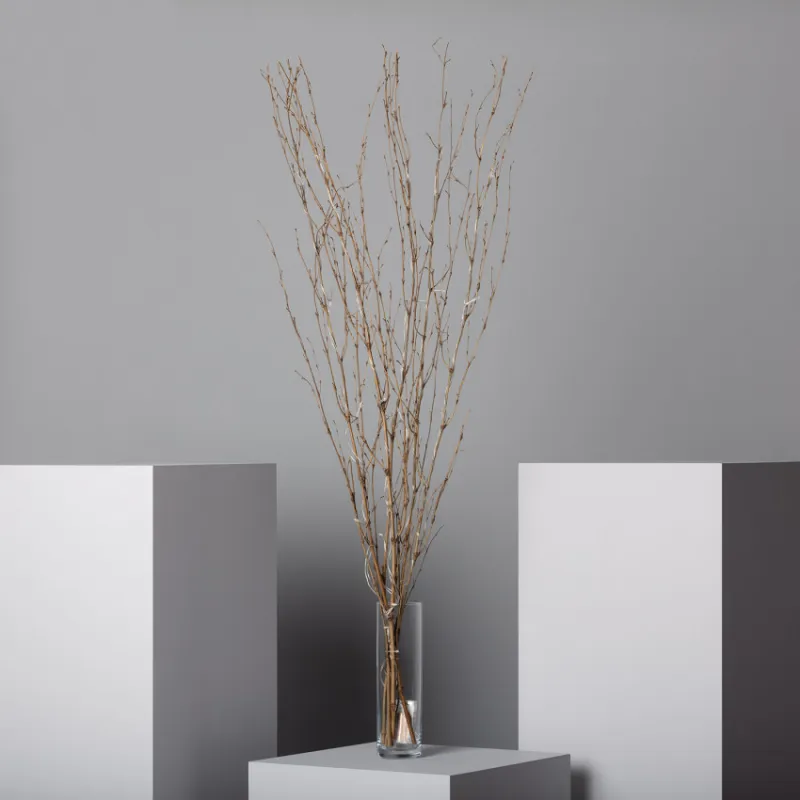 Branche décoration led a piles fêtes 1.2m blanc chaud 3000k