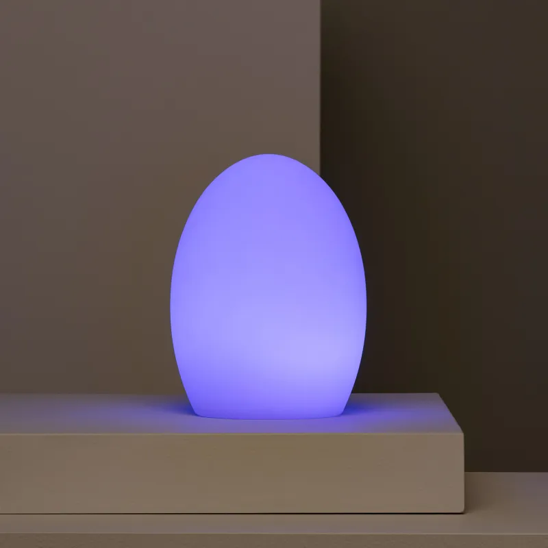 Lampe a poser étanche rgb couleurs télécommande extérieur rechargeable nomade lumineux