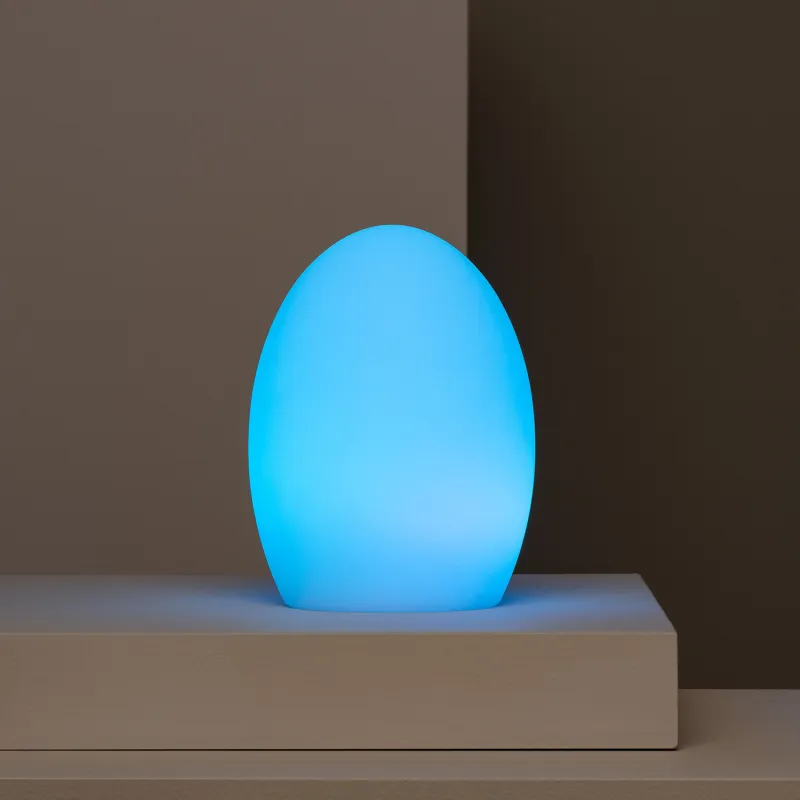 Lampe a poser étanche rgb couleurs télécommande extérieur rechargeable nomade lumineux