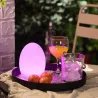 Lampe a poser étanche rgb couleurs télécommande extérieur rechargeable nomade lumineux