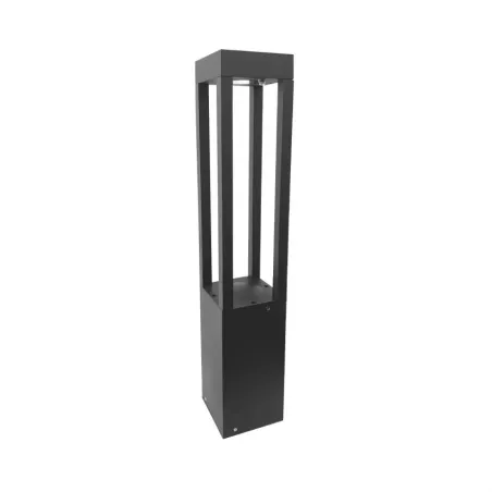 Borne solaire potelet a fixer led 1.5w ip54 jardin 3000k 120 lumens