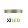 plafonnier rond applique 18w led installation en saillie inox