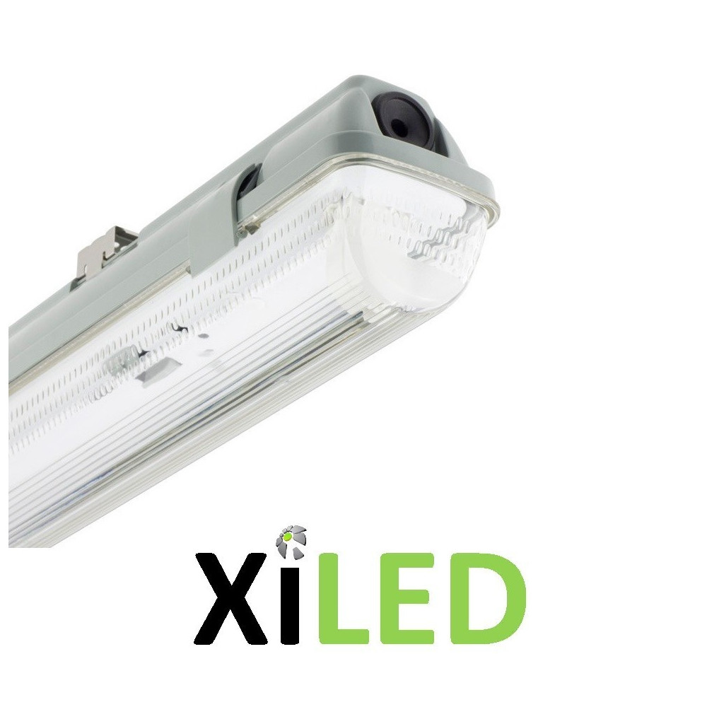 Réglette LED étanche double pour Tubes LED T8 60cm IP65 (boitier