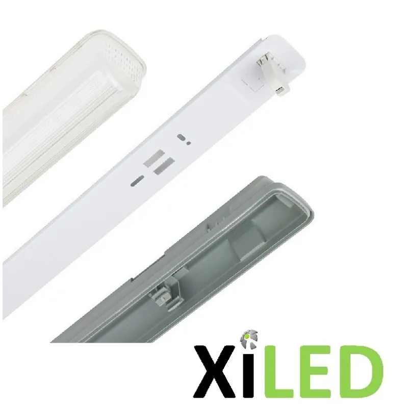 boitier étanche réglette pour 1 tube led ip65-60cm