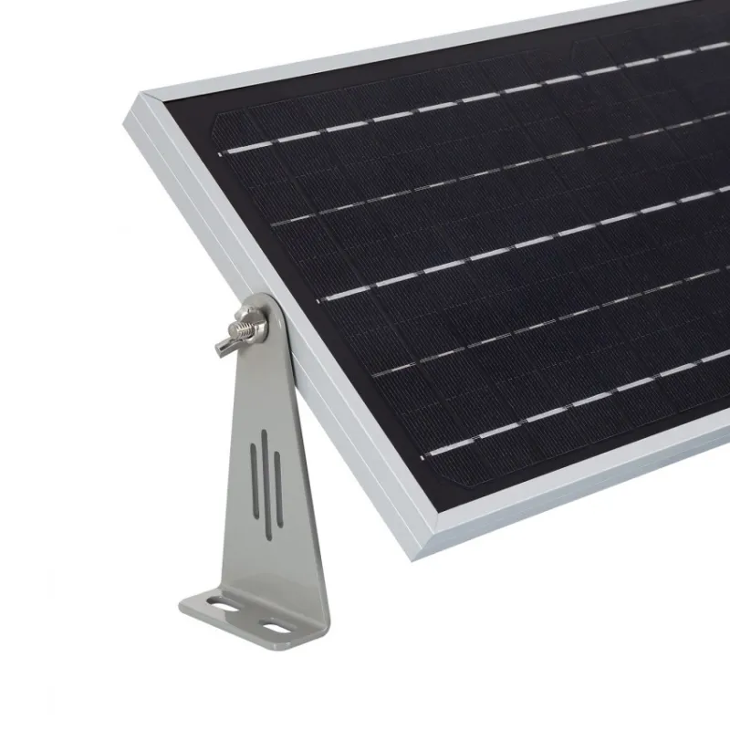 Projecteur led 20w ip65 avec panneau solaire mode crépusculaire temporisé + télécommande