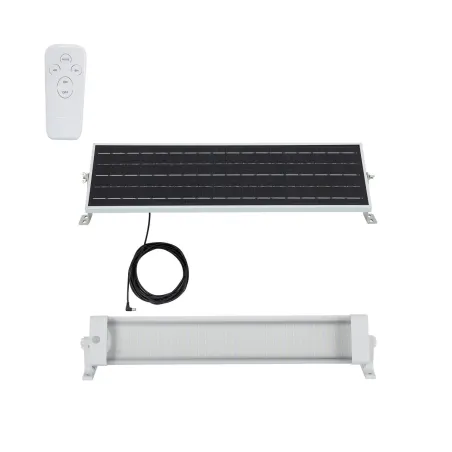 Projecteur led 20w ip65 avec panneau solaire mode crépusculaire temporisé + télécommande