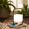 Lampe a poser solaire étanche extérieur rechargeable nomade lumineux