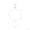 Lampe de chevet bois et abat-jour culot e27 bureau