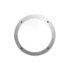 Plafonnier applique ip65 hublot extérieur rond gris e27