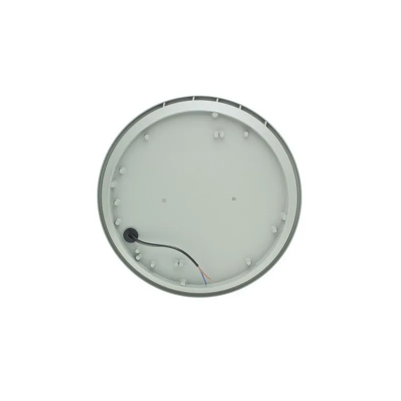 Applique ip65 hublot extérieur rond gris e27 balisage allée