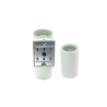 Applique blanche double éclairage ip54 extérieur tube blanc gu10