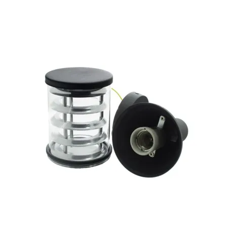 Applique noire éclairage haut ip54 extérieur tube noir e27