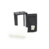 Applique rectangulaire noire ip54 extérieur culot e27