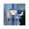Applique solaire lanterne led-6w-300 lumens crépusculaire