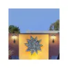 Applique solaire lanterne led-6w-300 lumens crépusculaire
