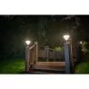 Borne solaire lanterne led-6w-300 lumens crépusculaire