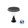 Borne solaire lanterne led-6w-300 lumens crépusculaire