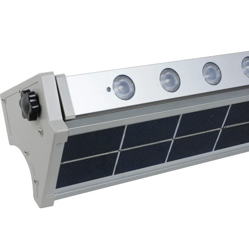 Lèche mur solaire led 20w-800 lumens crépusculaire éclairage enseigne